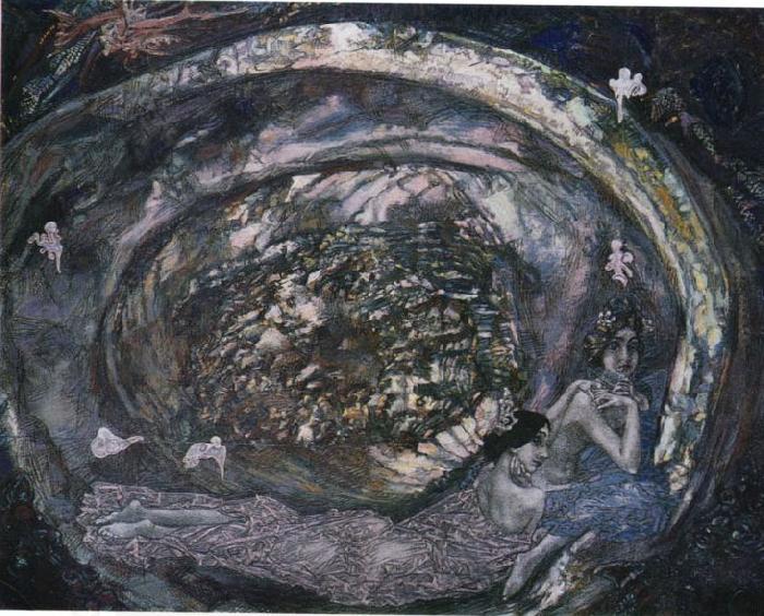 Mikhail Vrubel Pearl oyster oil painting picture